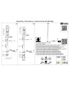 VERTICAL * PIE SALON LED NEGRO